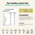 Collagen Protein Riegel mit Zitronentarte-Geschmack von Chief Nutrition – 12er-Pack, reich an Kollagen und ohne Zusatzstoffe