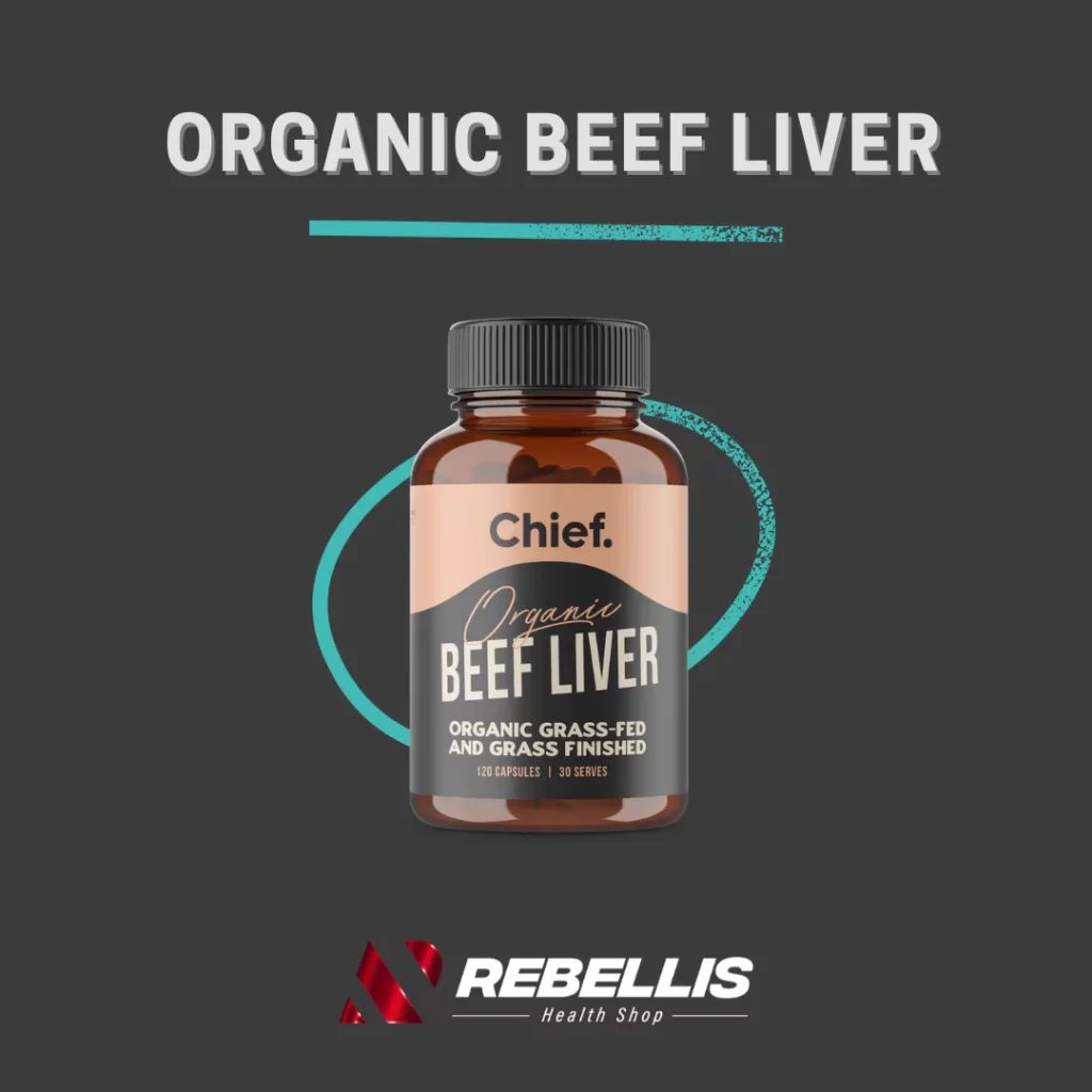 Chief's Organic Beef Liver – organisch, grasgefüttert und schonend verarbeitet für maximale Nährstoffaufnahme.