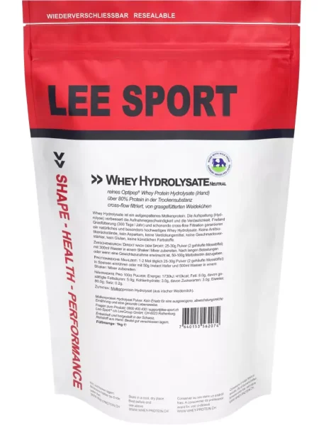 Whey Protein Hydrolysate von Lee-Sport aus Weidehaltung