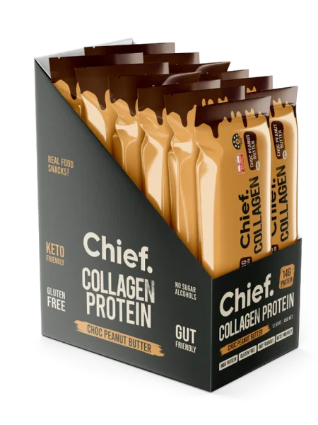 Collagen Protein Choc Peanut Butter Bar - Proteinriegel