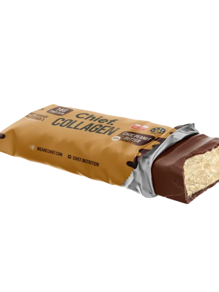 Chief Collagen Chocolade Peanut Butter Proteinriegel