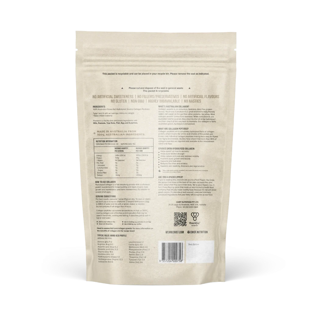 Kollagen Protein Pulver - Grasgefüttert Chief