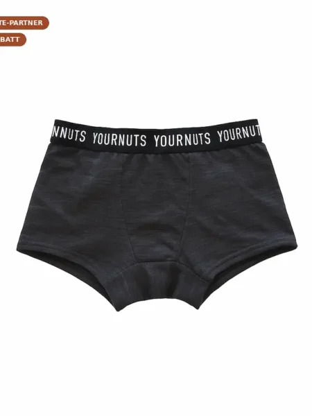 YOURNUTS Boxershorts aus 100 % Merinowolle, plastikfrei und ohne SynthetikYOURNUTS Boxershorts aus 100 % Merinowolle, plastikfrei und ohne Synthetik