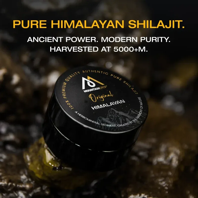 Mountaindrop Original Himalaya-Shilajit, reines Harz aus über 5000 m Höhe